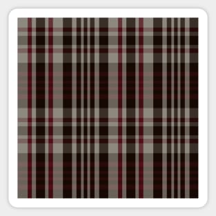 Winter Aesthetic Sorcha 1 Hand Drawn Textured Plaid Pattern Sticker